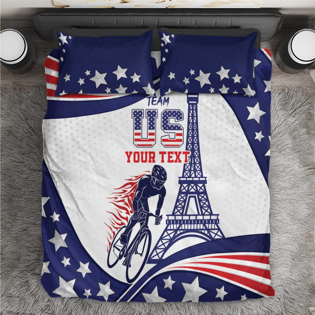 Personalized USA Cycling Bedding Set One For All Summer Sport LT9 - Wonder Print Shop