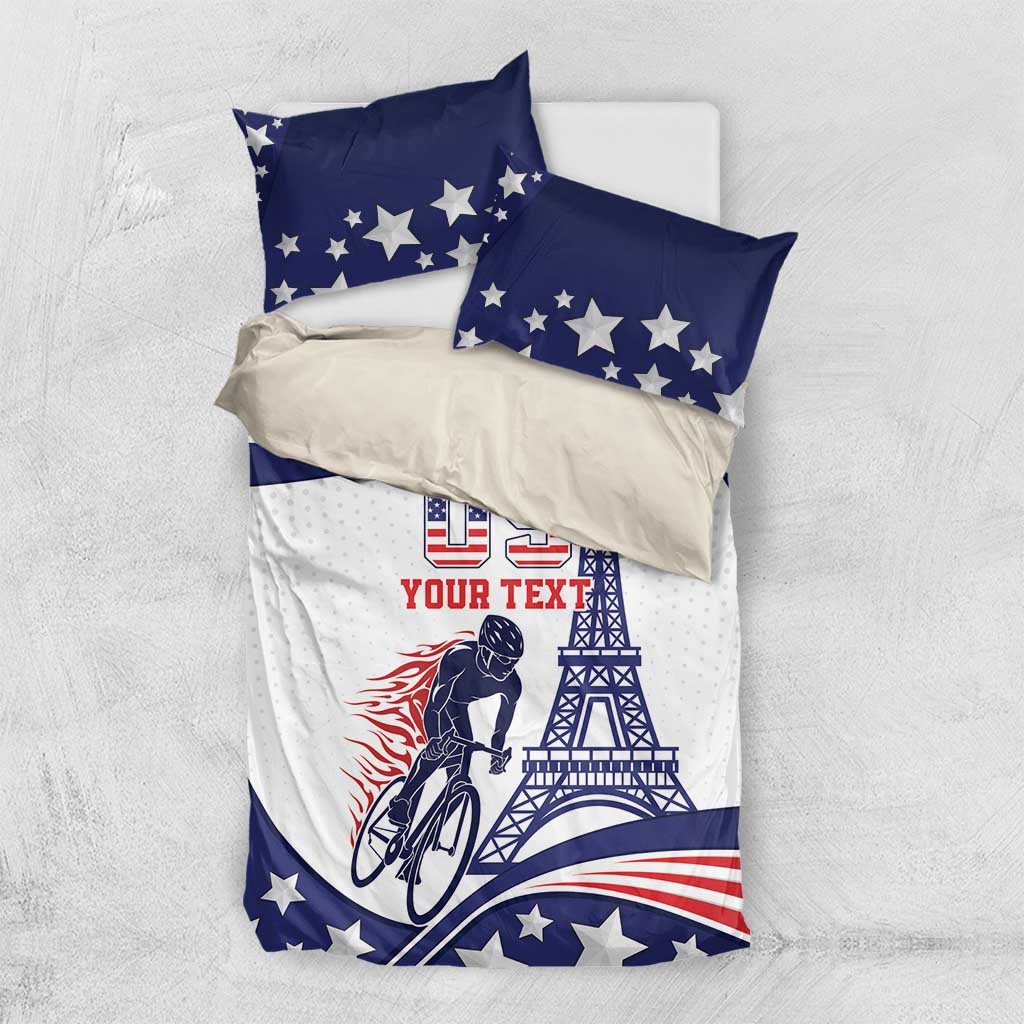 Personalized USA Cycling Bedding Set One For All Summer Sport LT9 - Wonder Print Shop