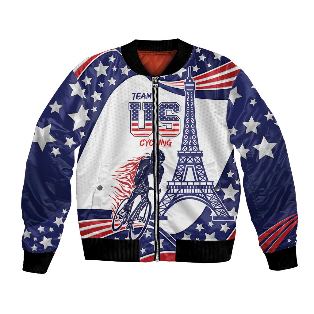 Personalized USA Cycling Bomber Jacket One For All Summer Sport LT9 - Wonder Print Shop