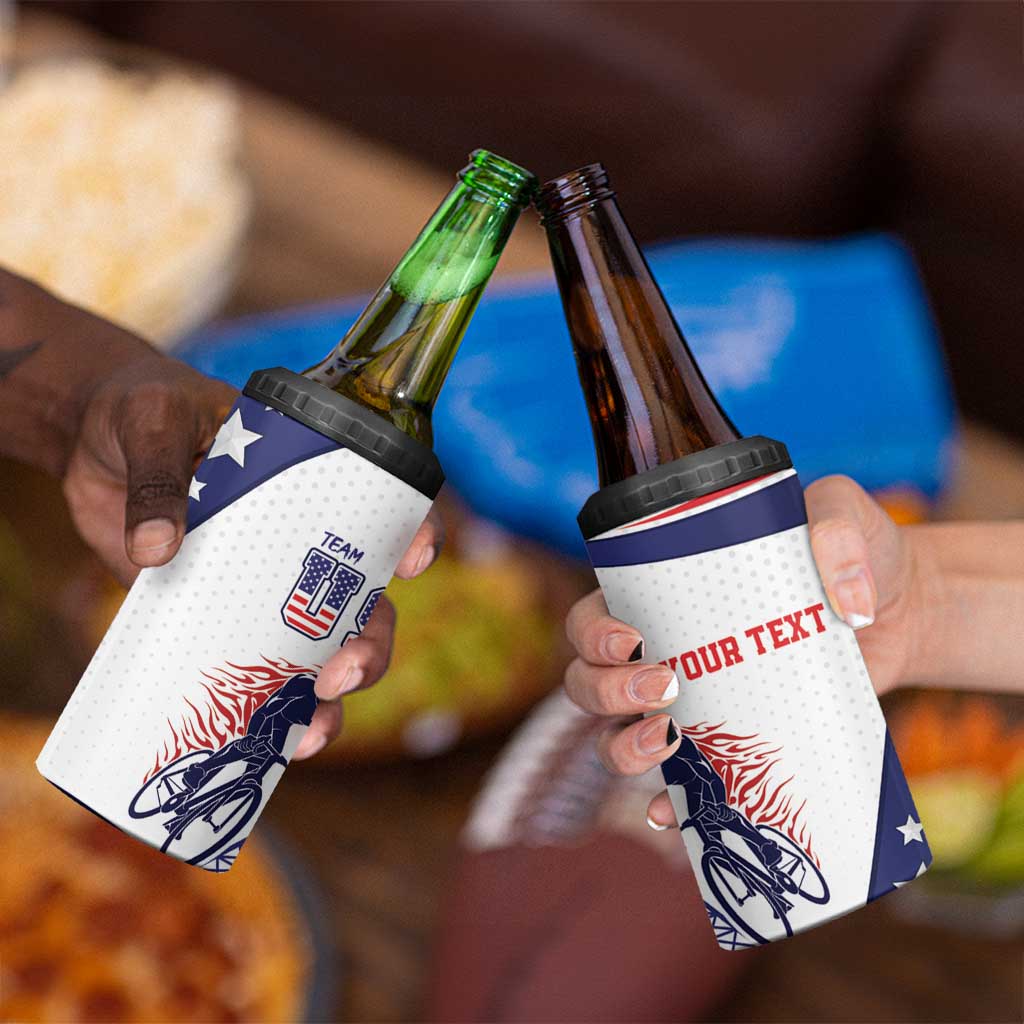Personalized USA Cycling 4 in 1 Can Cooler Tumbler One For All Summer Sport LT9 - Wonder Print Shop