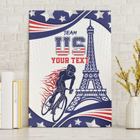 Personalized USA Cycling Canvas Wall Art One For All Summer Sport LT9 - Wonder Print Shop