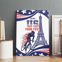 Personalized USA Cycling Canvas Wall Art One For All Summer Sport LT9 - Wonder Print Shop