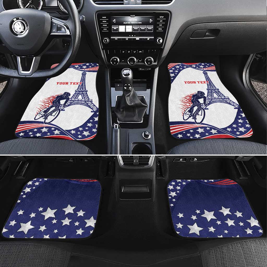Personalized USA Cycling Car Mats One For All Summer Sport LT9 - Wonder Print Shop