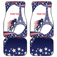 Personalized USA Cycling Car Mats One For All Summer Sport LT9 - Wonder Print Shop