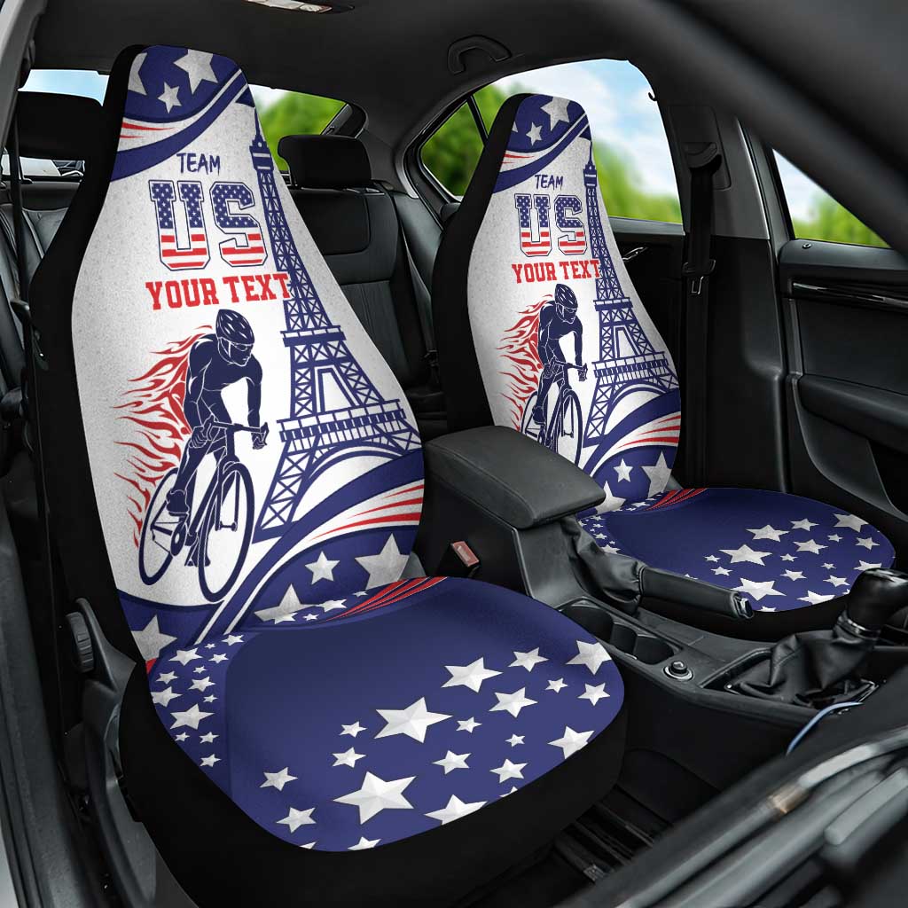 Personalized USA Cycling Car Seat Cover One For All Summer Sport LT9 - Wonder Print Shop