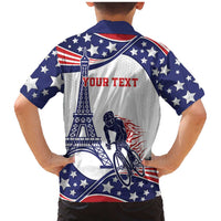 Personalized USA Cycling Family Matching Mermaid Dress and Hawaiian Shirt One For All Summer Sport LT9 - Wonder Print Shop