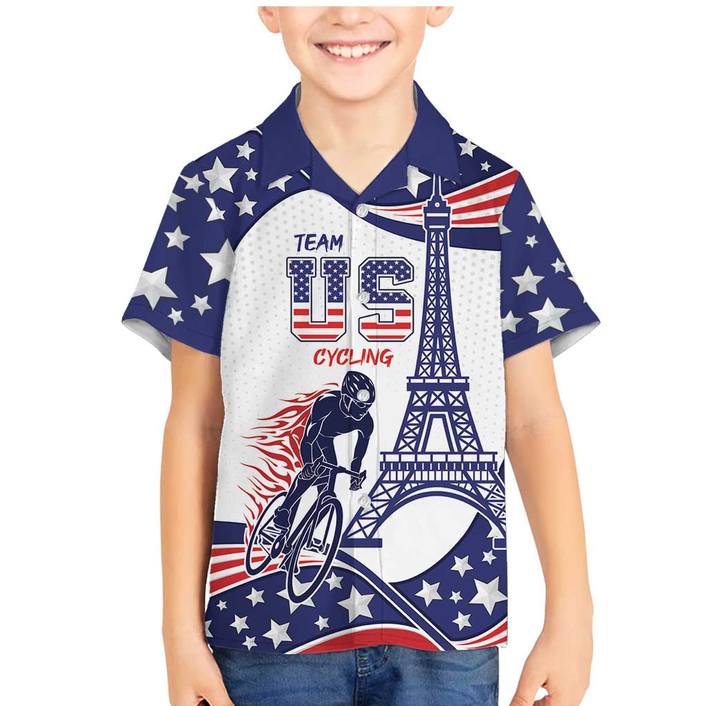 Personalized USA Cycling Family Matching Mermaid Dress and Hawaiian Shirt One For All Summer Sport LT9 - Wonder Print Shop
