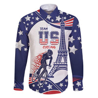 Personalized USA Cycling Family Matching Off Shoulder Maxi Dress and Hawaiian Shirt One For All Summer Sport LT9 - Wonder Print Shop