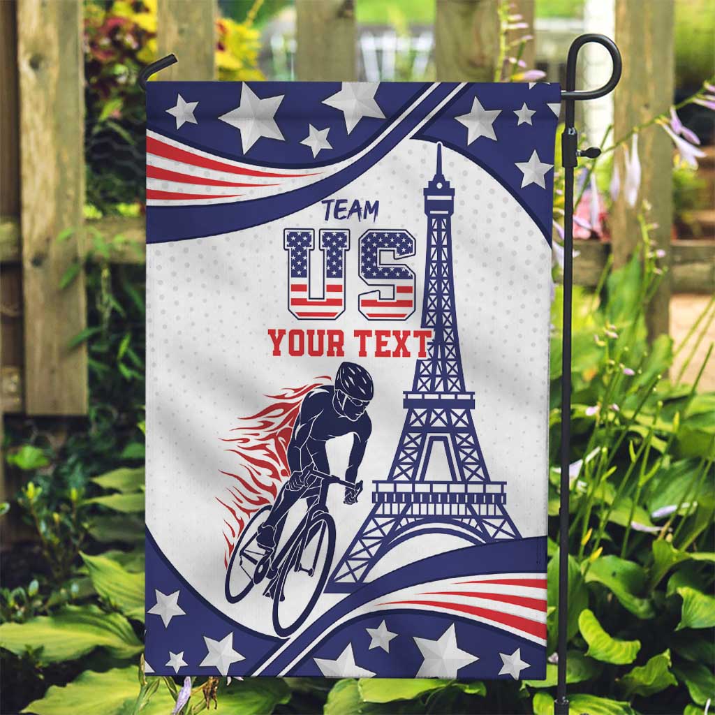 Personalized USA Cycling Garden Flag One For All Summer Sport - Wonder Print Shop