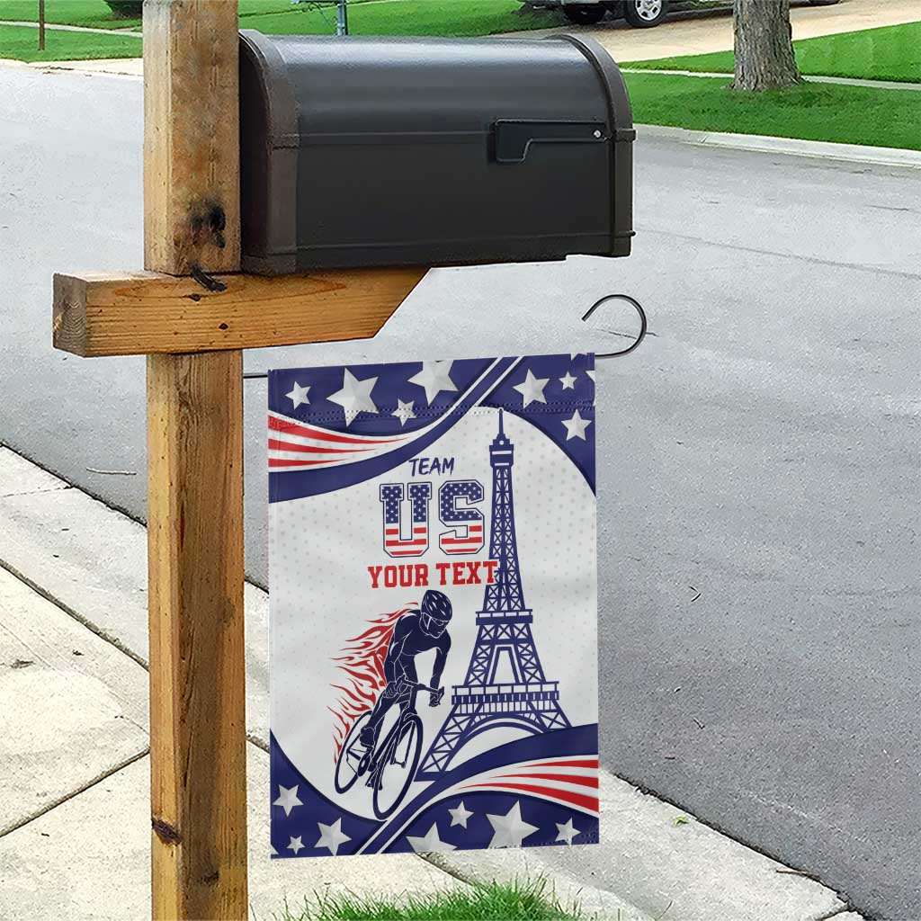 Personalized USA Cycling Garden Flag One For All Summer Sport - Wonder Print Shop