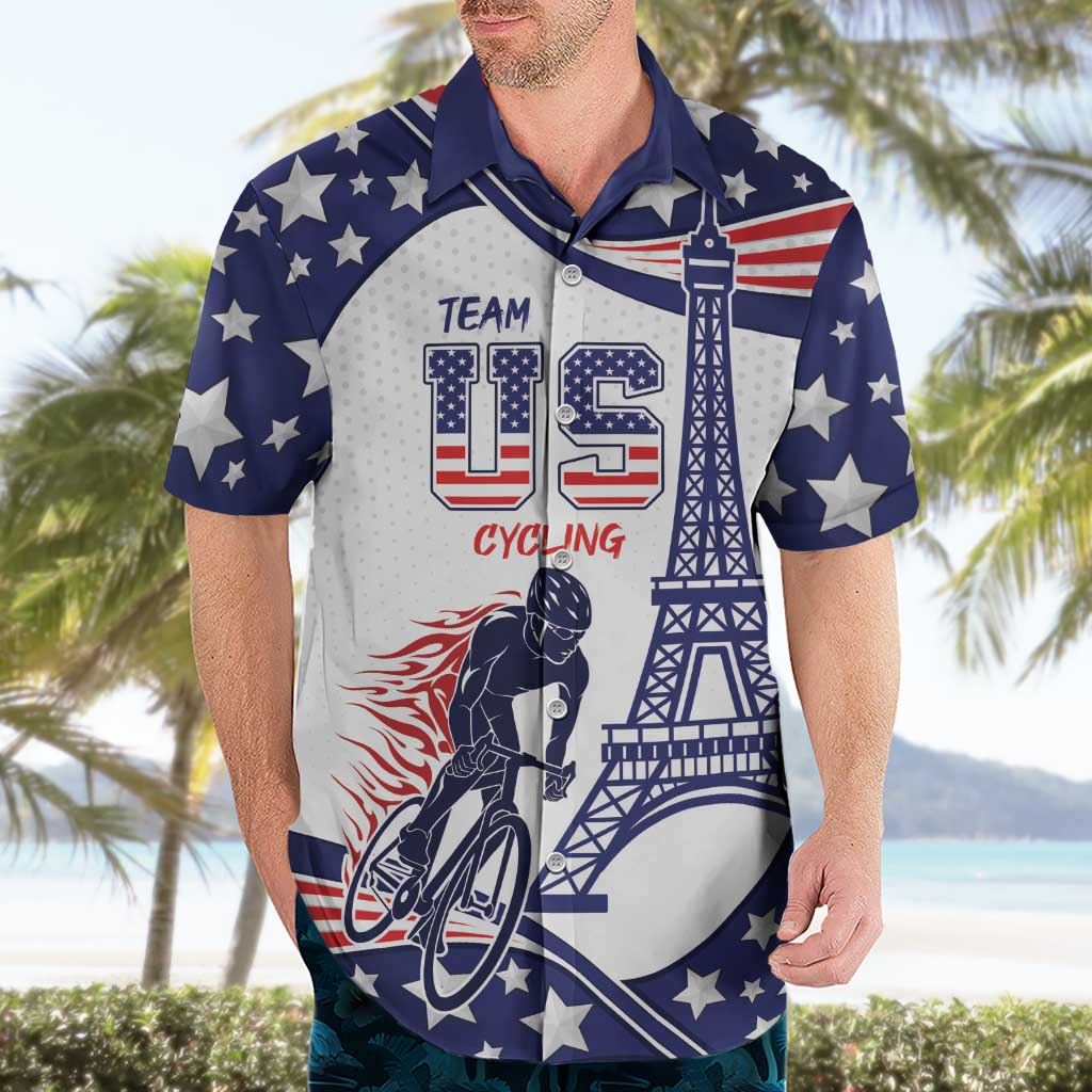 Personalized USA Cycling Hawaiian Shirt One For All Summer Sport - Wonder Print Shop