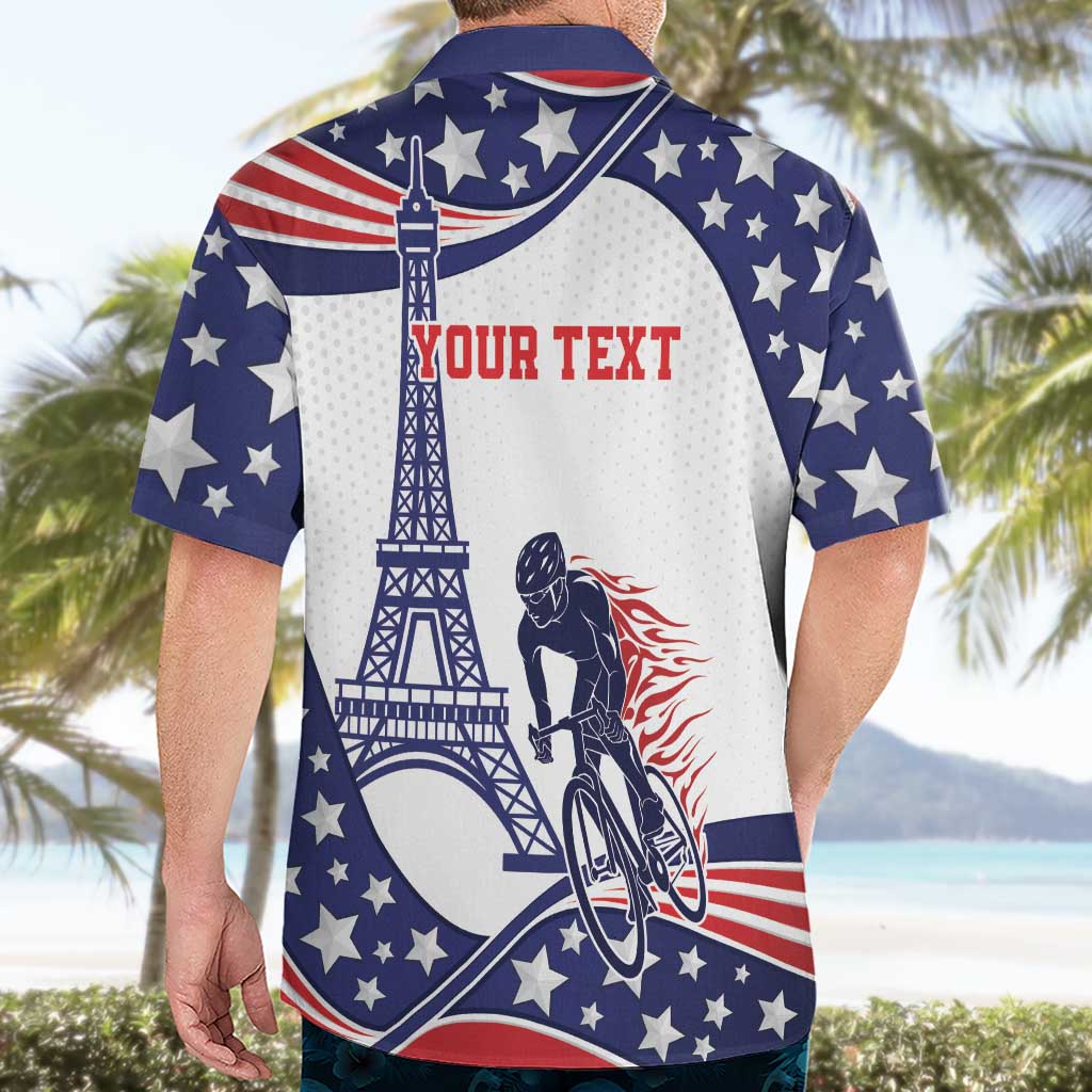 Personalized USA Cycling Hawaiian Shirt One For All Summer Sport - Wonder Print Shop