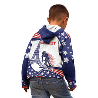 Personalized USA Cycling Kid Hoodie One For All Summer Sport - Wonder Print Shop