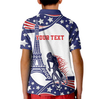 Personalized USA Cycling Kid Polo Shirt One For All Summer Sport - Wonder Print Shop