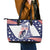 Personalized USA Cycling Leather Tote Bag One For All Summer Sport - Wonder Print Shop
