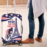 Personalized USA Cycling Luggage Cover One For All Summer Sport - Wonder Print Shop