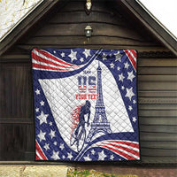 Personalized USA Cycling Quilt One For All Summer Sport - Wonder Print Shop