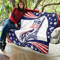 Personalized USA Cycling Quilt One For All Summer Sport - Wonder Print Shop