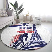 Personalized USA Cycling Round Carpet One For All Summer Sport