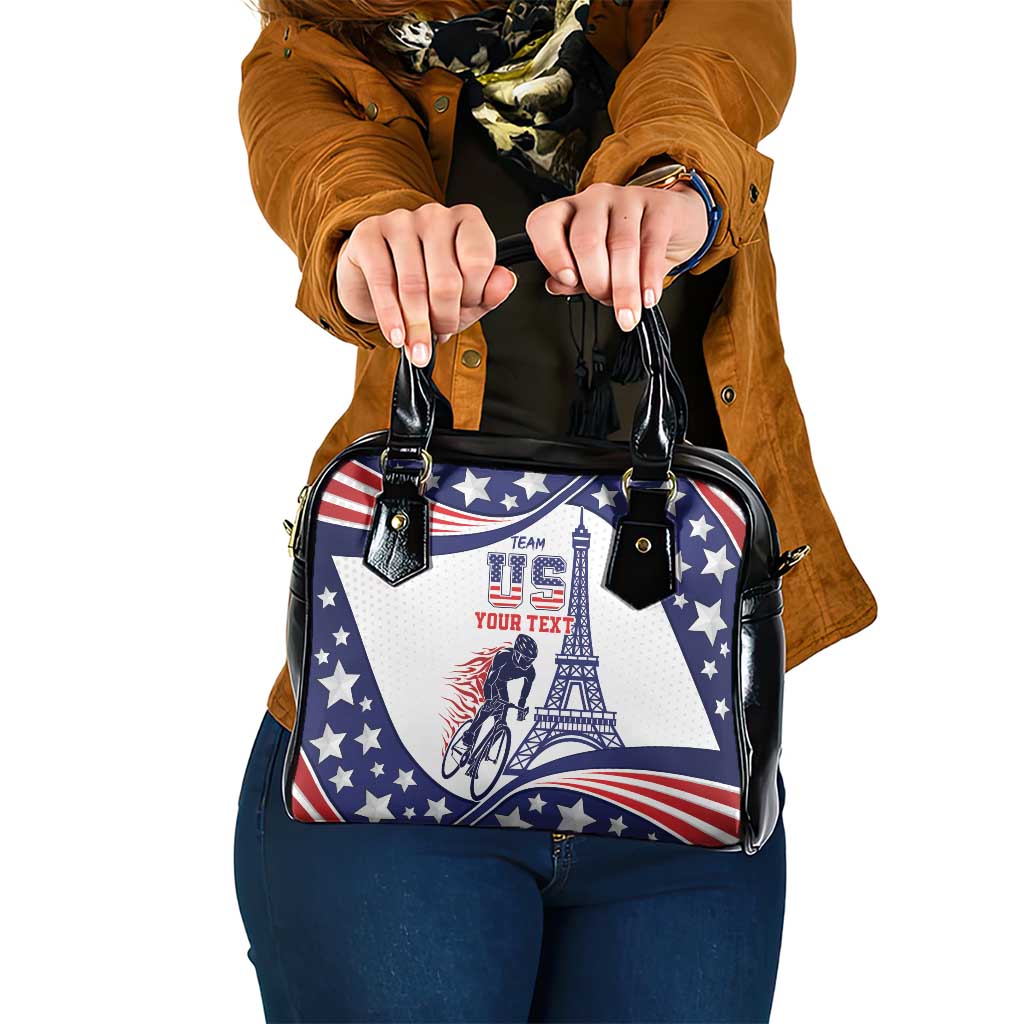 Personalized USA Cycling Shoulder Handbag One For All Summer Sport
