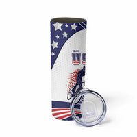 Personalized USA Cycling Skinny Tumbler One For All Summer Sport - Wonder Print Shop