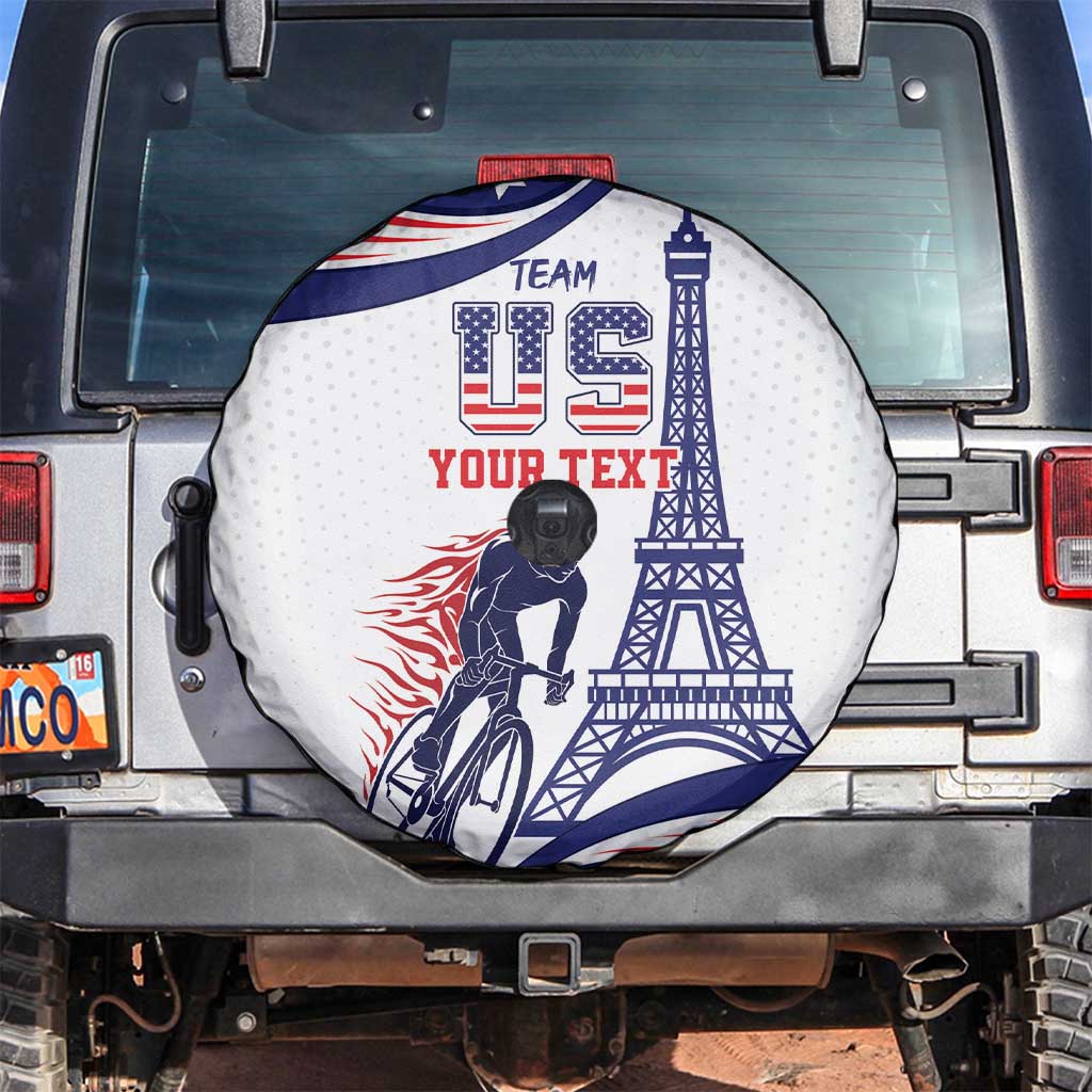 Personalized USA Cycling Spare Tire Cover One For All Summer Sport - Wonder Print Shop