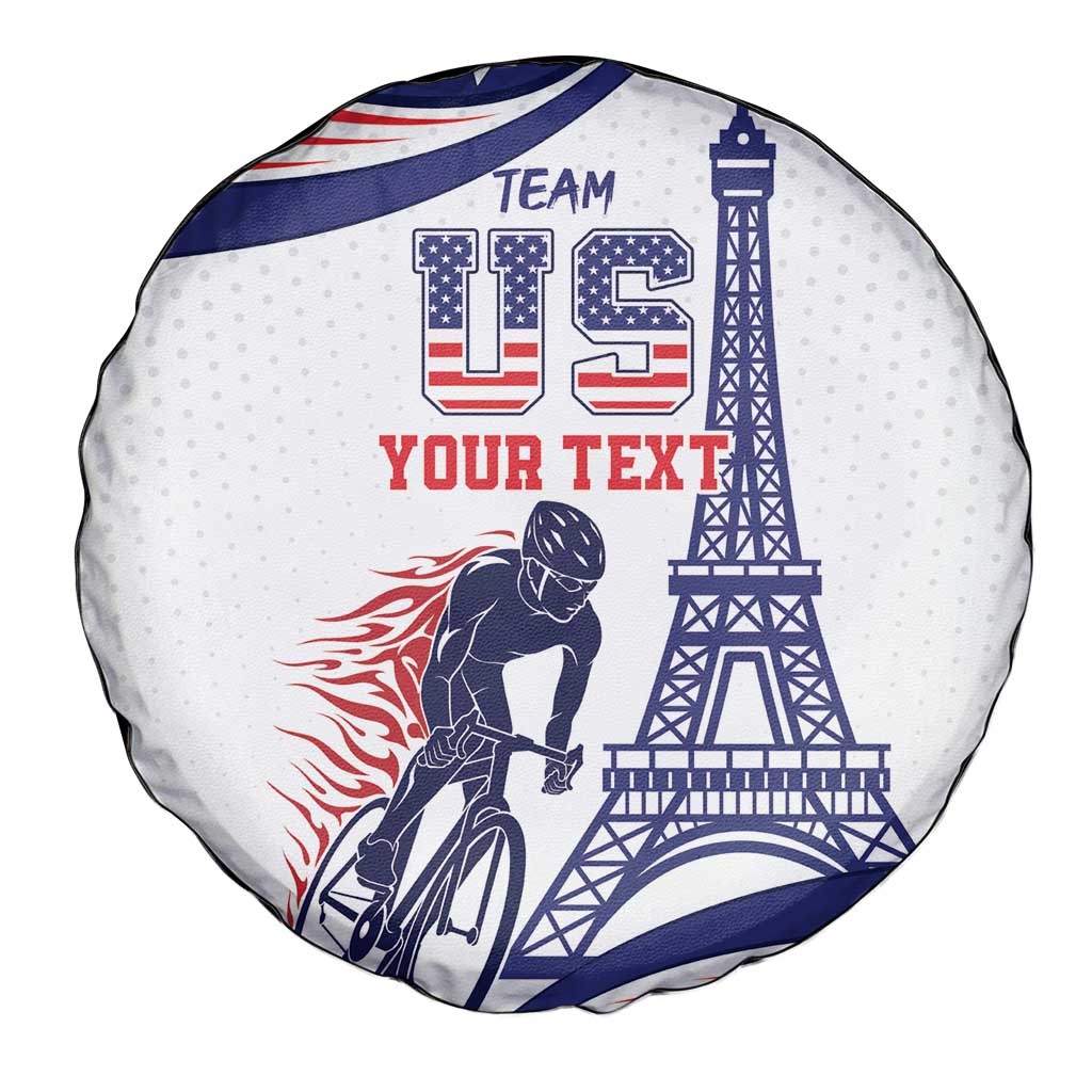 Personalized USA Cycling Spare Tire Cover One For All Summer Sport - Wonder Print Shop
