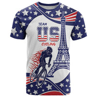 Personalized USA Cycling T Shirt One For All Summer Sport - Wonder Print Shop