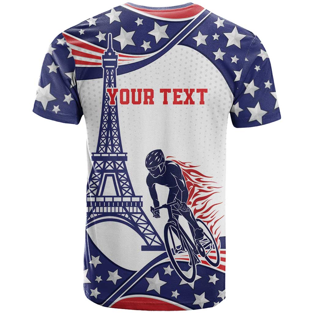 Personalized USA Cycling T Shirt One For All Summer Sport - Wonder Print Shop