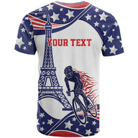 Personalized USA Cycling T Shirt One For All Summer Sport - Wonder Print Shop