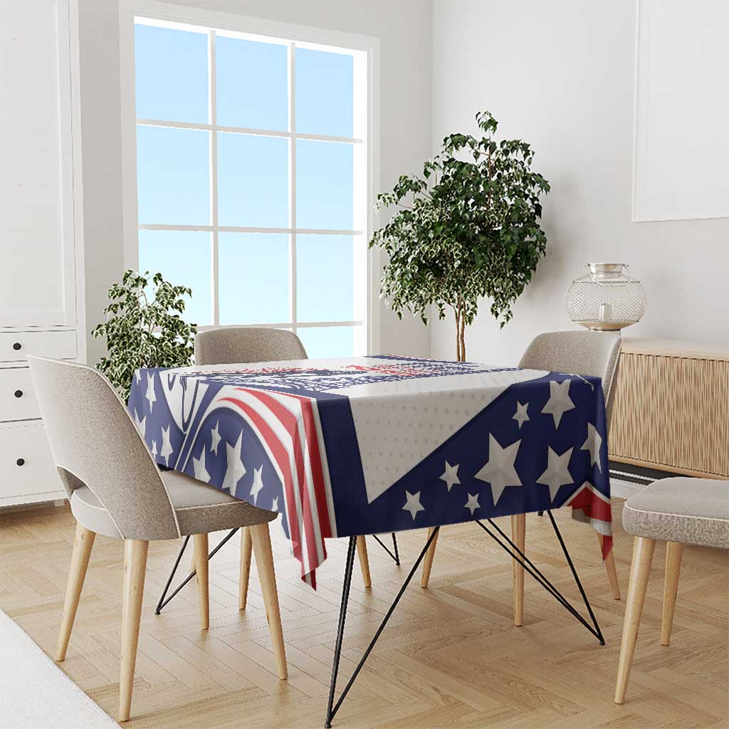Personalized USA Cycling Tablecloth One For All Summer Sport - Wonder Print Shop