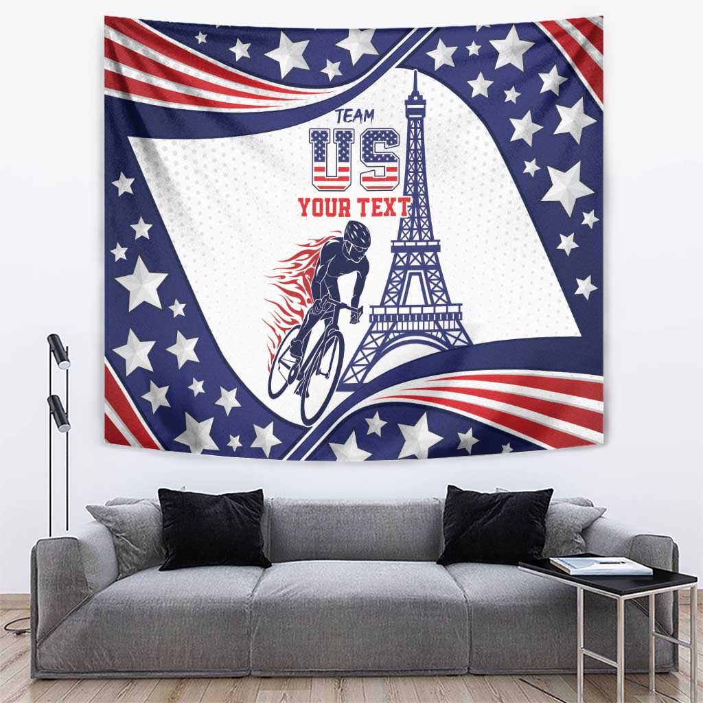 Personalized USA Cycling Tapestry One For All Summer Sport - Wonder Print Shop