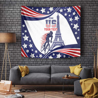 Personalized USA Cycling Tapestry One For All Summer Sport - Wonder Print Shop
