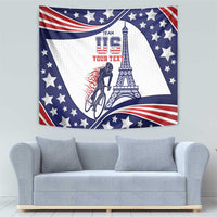 Personalized USA Cycling Tapestry One For All Summer Sport - Wonder Print Shop