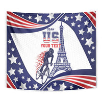 Personalized USA Cycling Tapestry One For All Summer Sport - Wonder Print Shop