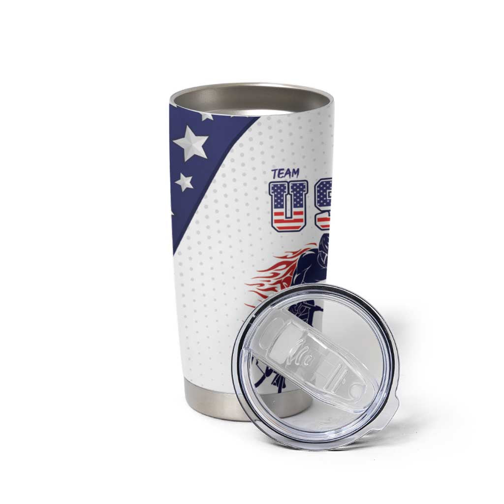 Personalized USA Cycling Tumbler Cup One For All Summer Sport - Wonder Print Shop