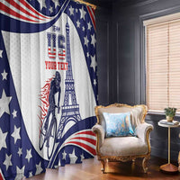 Personalized USA Cycling Window Curtain One For All Summer Sport - Wonder Print Shop
