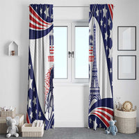 Personalized USA Cycling Window Curtain One For All Summer Sport - Wonder Print Shop