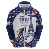 Personalized USA Cycling Zip Hoodie One For All Summer Sport - Wonder Print Shop