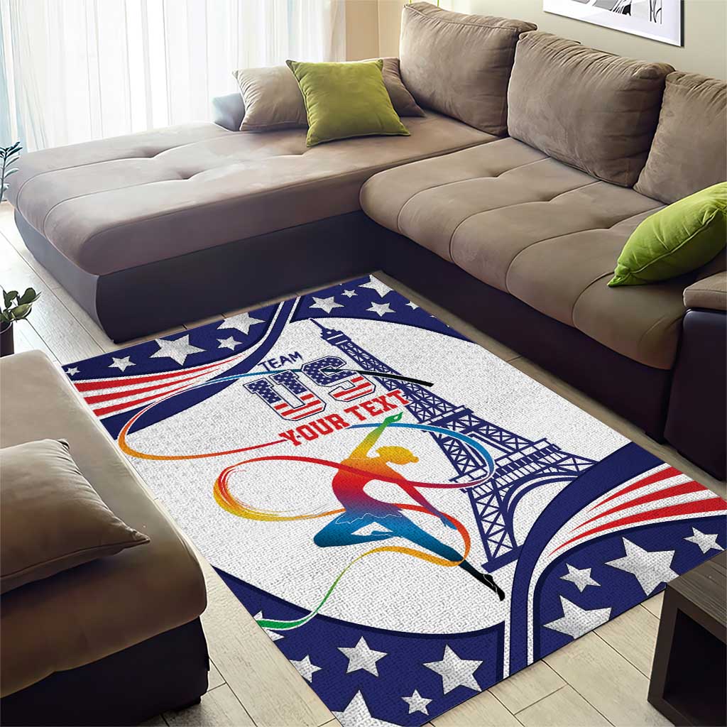 Personalized USA Gymnastics Area Rug One For All Summer Sport LT9 - Wonder Print Shop