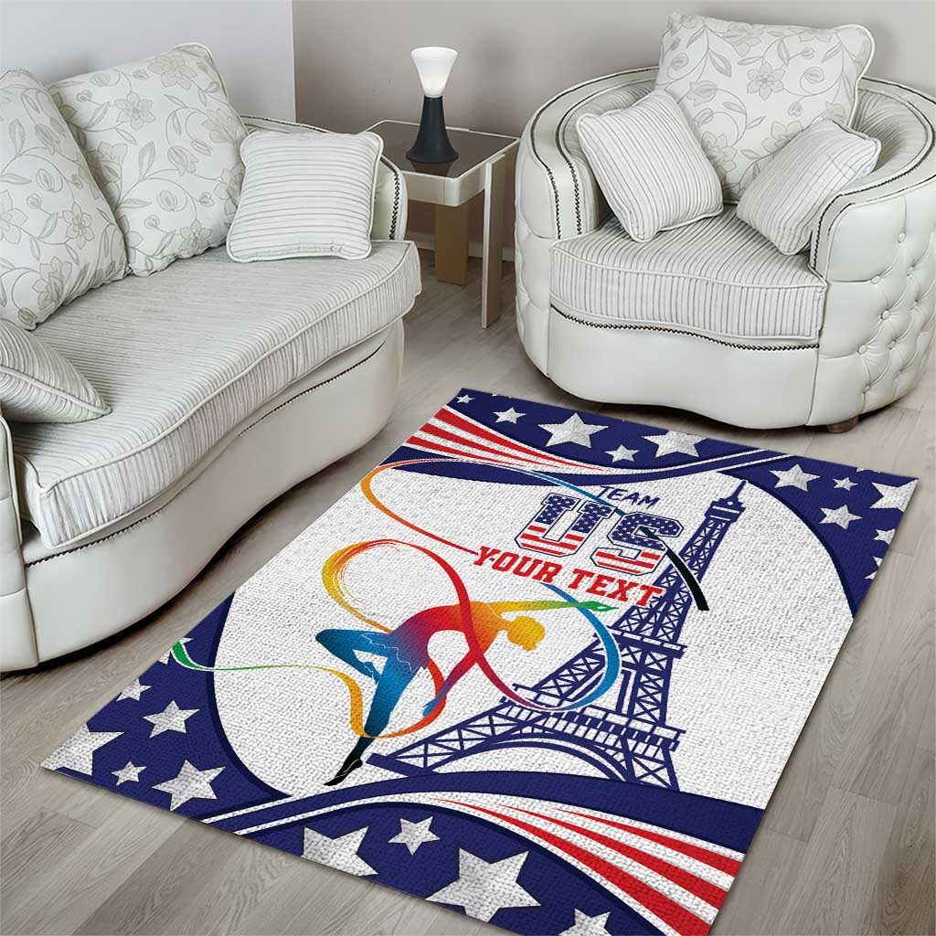 Personalized USA Gymnastics Area Rug One For All Summer Sport LT9 - Wonder Print Shop