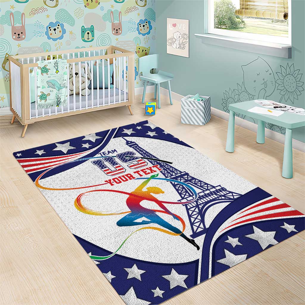 Personalized USA Gymnastics Area Rug One For All Summer Sport LT9 - Wonder Print Shop
