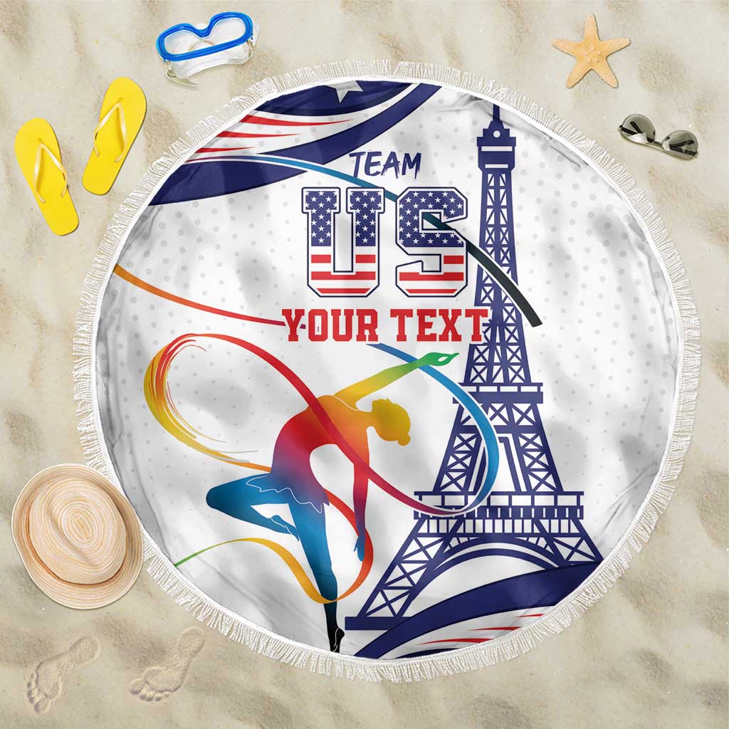 Personalized USA Gymnastics Beach Blanket One For All Summer Sport LT9 - Wonder Print Shop