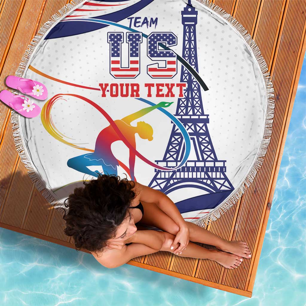 Personalized USA Gymnastics Beach Blanket One For All Summer Sport LT9 - Wonder Print Shop