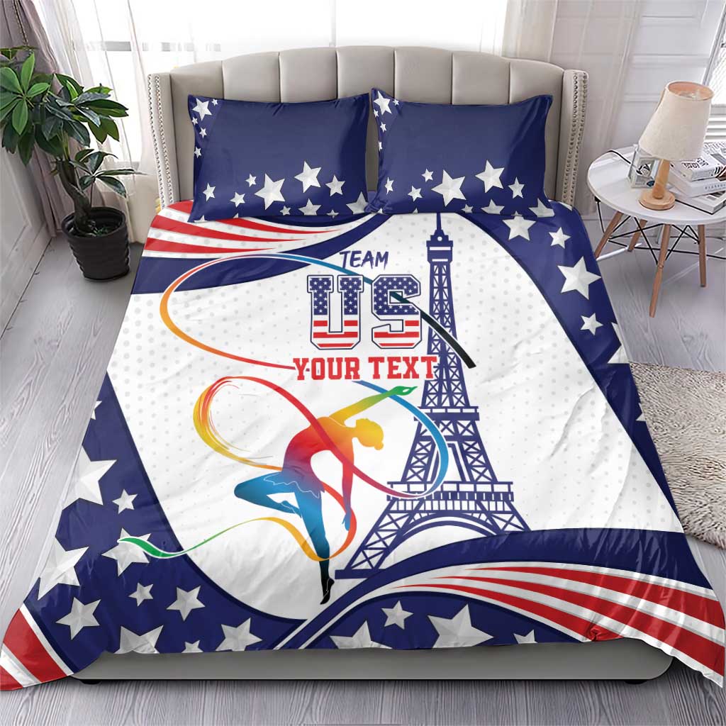 Personalized USA Gymnastics Bedding Set One For All Summer Sport LT9 - Wonder Print Shop