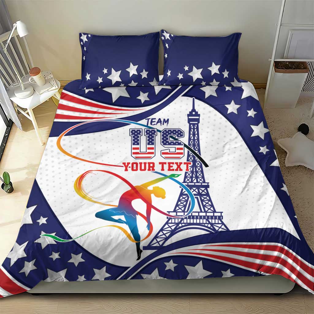 Personalized USA Gymnastics Bedding Set One For All Summer Sport LT9 - Wonder Print Shop