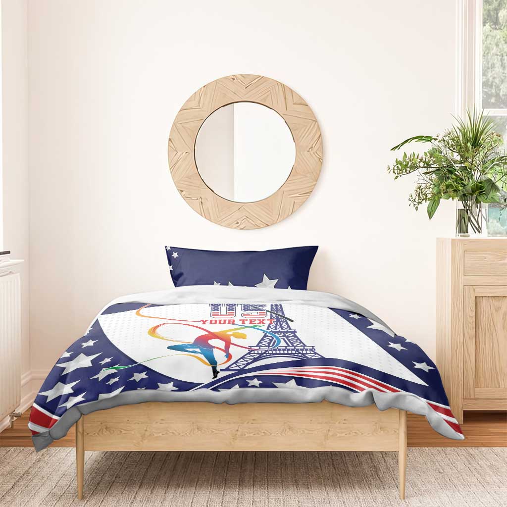 Personalized USA Gymnastics Bedding Set One For All Summer Sport LT9 - Wonder Print Shop