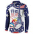 Personalized USA Gymnastics Button Sweatshirt One For All Summer Sport LT9 - Wonder Print Shop