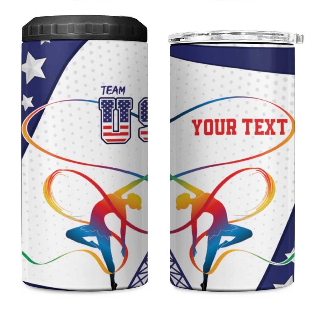 Personalized USA Gymnastics 4 in 1 Can Cooler Tumbler One For All Summer Sport LT9 - Wonder Print Shop