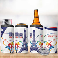 Personalized USA Gymnastics 4 in 1 Can Cooler Tumbler One For All Summer Sport LT9 - Wonder Print Shop